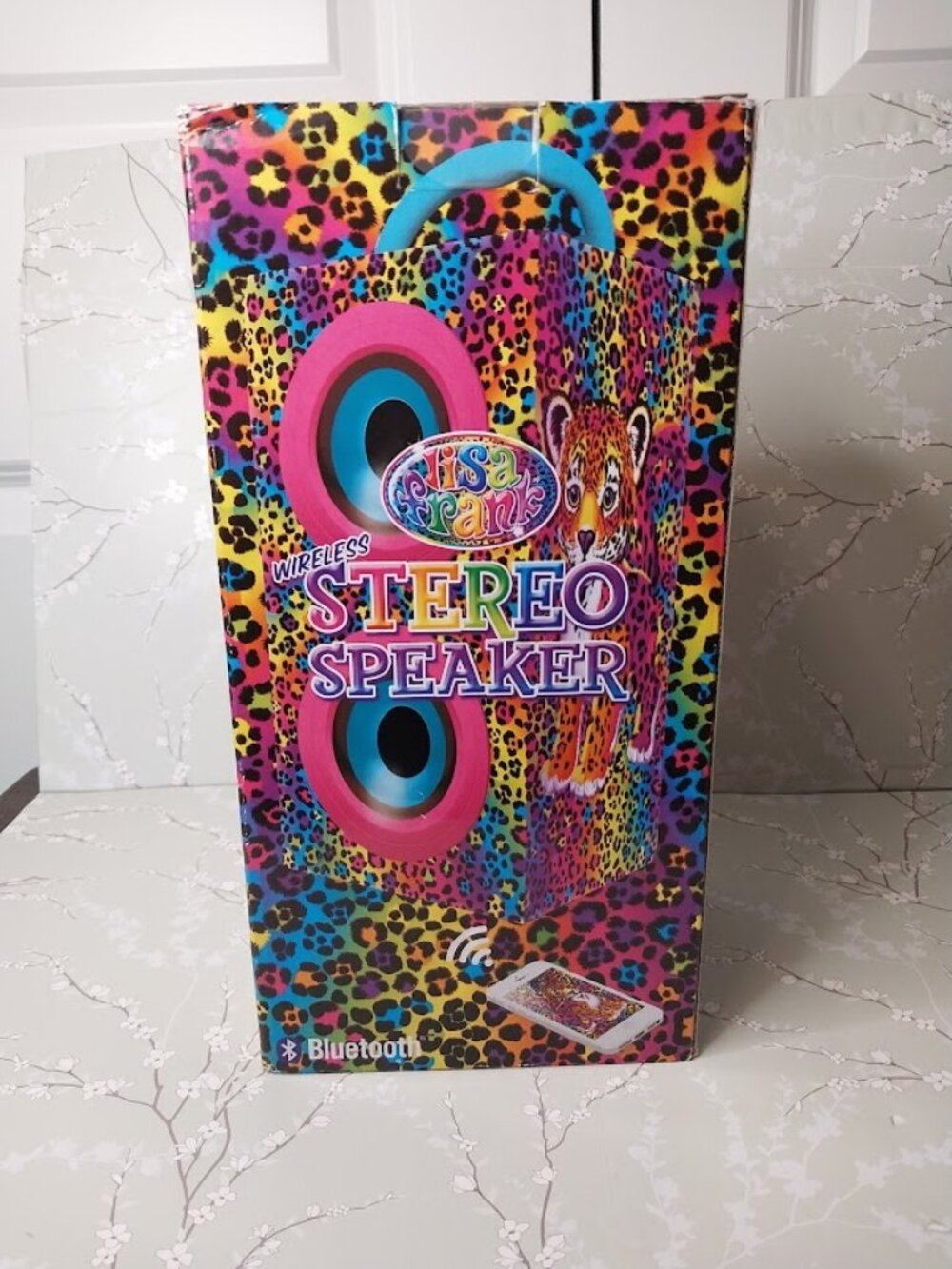 Lisa Frank Hunter the Leopard Wireless Bluetooth Portable Stereo Speaker